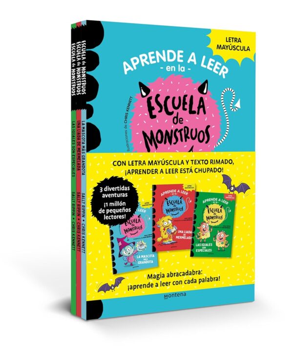 PACK ESCUELA DE  MONSTRUOS LA MASCOTA  MAS GRANDOTA, UNA  LIADA